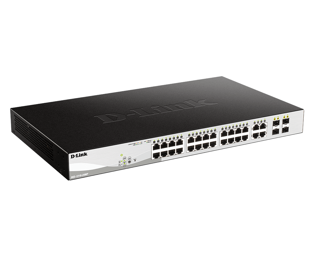 D-Link DGS-1210-28P 28 Port Gigabit Smart Managed PoE Switch