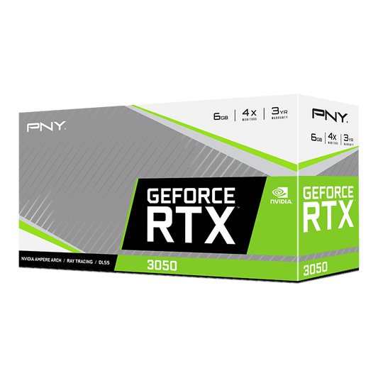 PNY GEFORCE RTX 3050 6GB VERTO DUAL FAN VGA CARD