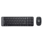 Logitech MK220 Wireless Keyboard And Mouse Combo (Black)
