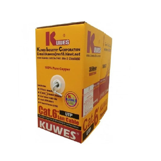 Kuwes Cat6 UTP 23AWG Cable -305 mtr