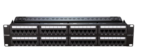 D-Link Cat6 48 Port UTP Fully Loaded Patch Panel – Maargga Technologies LLC