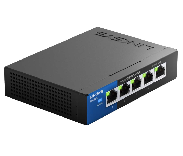 Linksys LGS105 5-Port Business Desktop Gigabit Switch