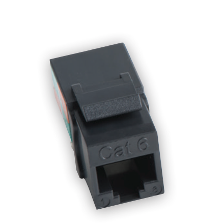 Techlogiks  cat6 Unshielded Keystone Jack 90⁰