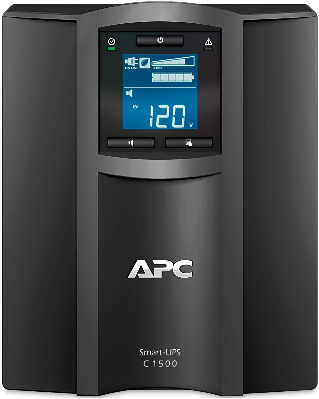 APC Smart-UPS Tower, 1500VA Rater Power, LCD 230V Main Input & Output Voltage with SmartConnect Port, 8x IEC 320 C13, 2x IEC Jumpers Output Connection Type, Black | SMC1500IC