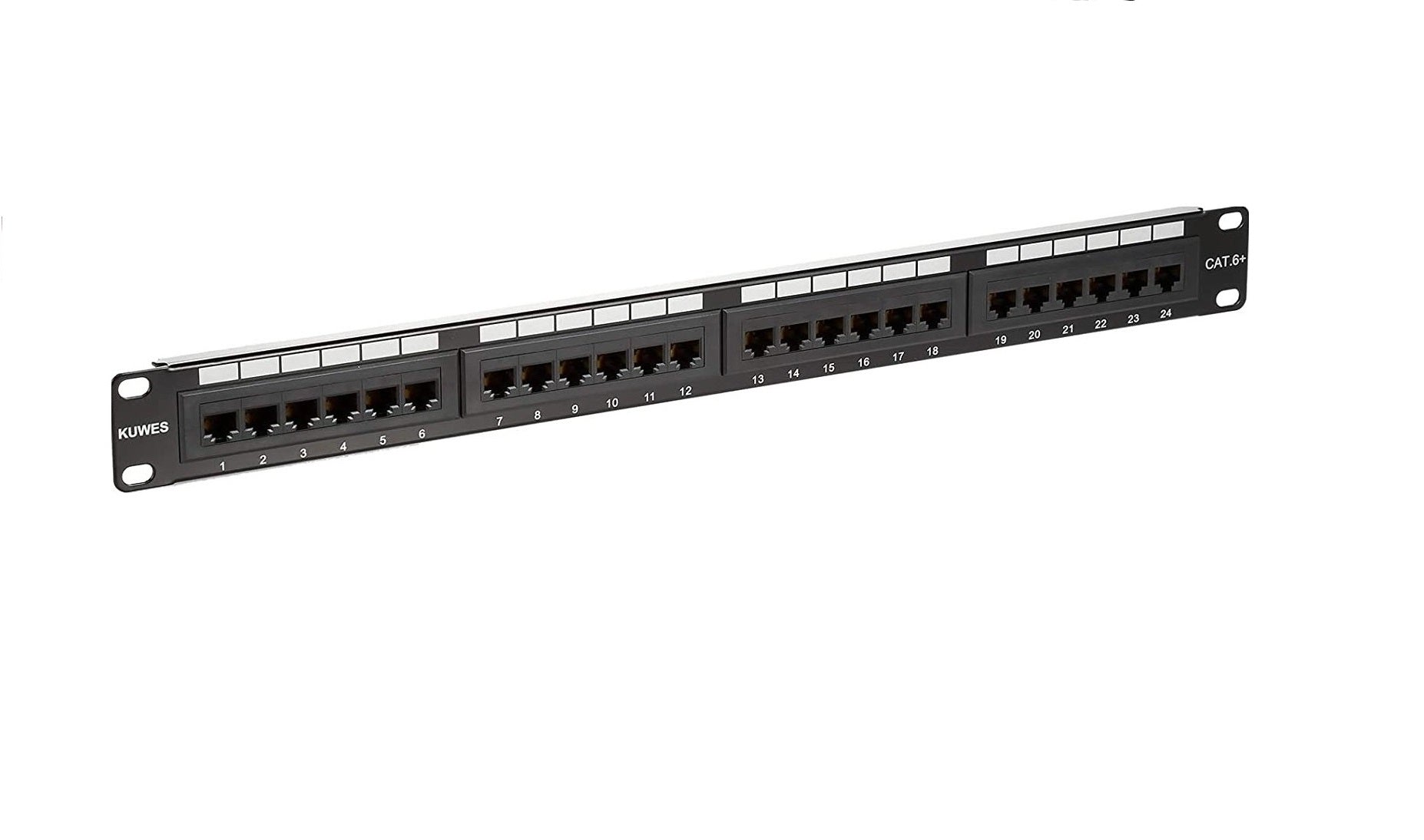 Kuwes Cat6 24 Port Loaded Patch Panel – Maargga Technologies LLC