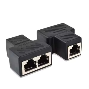 RJ45 Splitter Adapter,1 to 2 Network Adapter CAT 5/CAT 6 LAN