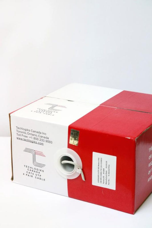 Techlogiks  Cat 6 unshielded Twisted pair 23AWG 305mtr